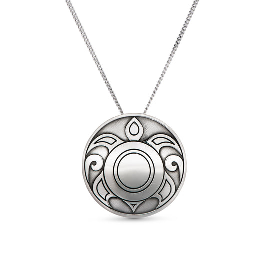 SILVER TURTLE NECKLACE Healing + Wisdom